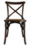 Cross Back Chair Walnut CHAIRS, CAFE FURNITURE, HAMPTONS Style, PLANTATION Style, CHAIRS Dining, CAFE FURNITURE Stools & Chairs