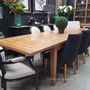 Florence Marble Inlay Double Extension Dining Table DOUBLE EXTENSION 3.1M  for April TABLES, HAMPTONS Style, PLANTATION Style, TABLES Dining Tables