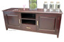Hampshire TV Unit Mahogany Brown