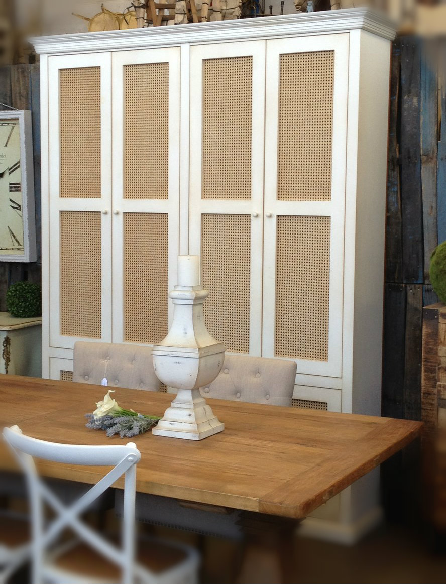 Hamptons Rattan Bespoke Wall Unit Canalside Interiors