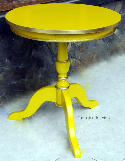 Candy Crushed Side Table Yellow  FRENCH  FURNITURE, TABLES, HAMPTONS Style, PLANTATION Style, TABLES Side Tables, LIVING Room, LIVING Coffee & Side Tables