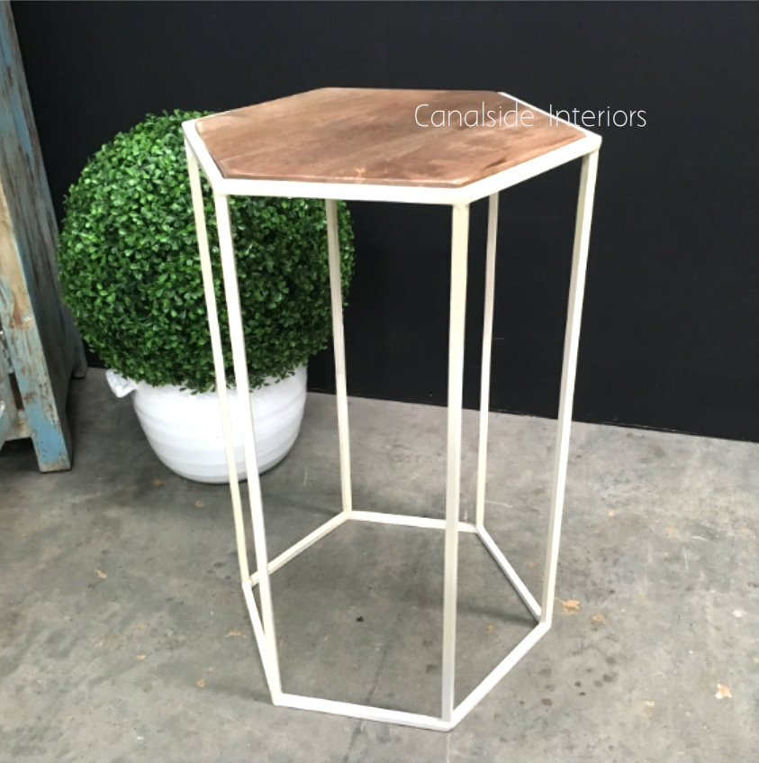 Polygon Bar Stool Distressed off white Cream - Canalside ... (843 x 847 Pixel)