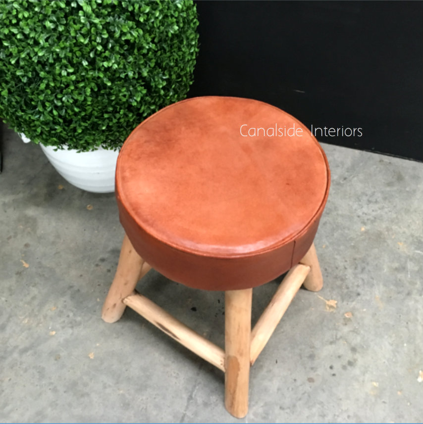 Monsoon Low Stool  INDUSTRIAL RUSTIC Style, CHAIRS, CAFE FURNITURE, CHAIRS Stools, CAFE FURNITURE Stools & Chairs