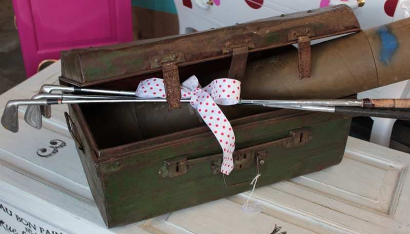 Canalside Interiors presents these storied Vintage Metal Trunks, adding a classical yet quality accent to a modern living room setting