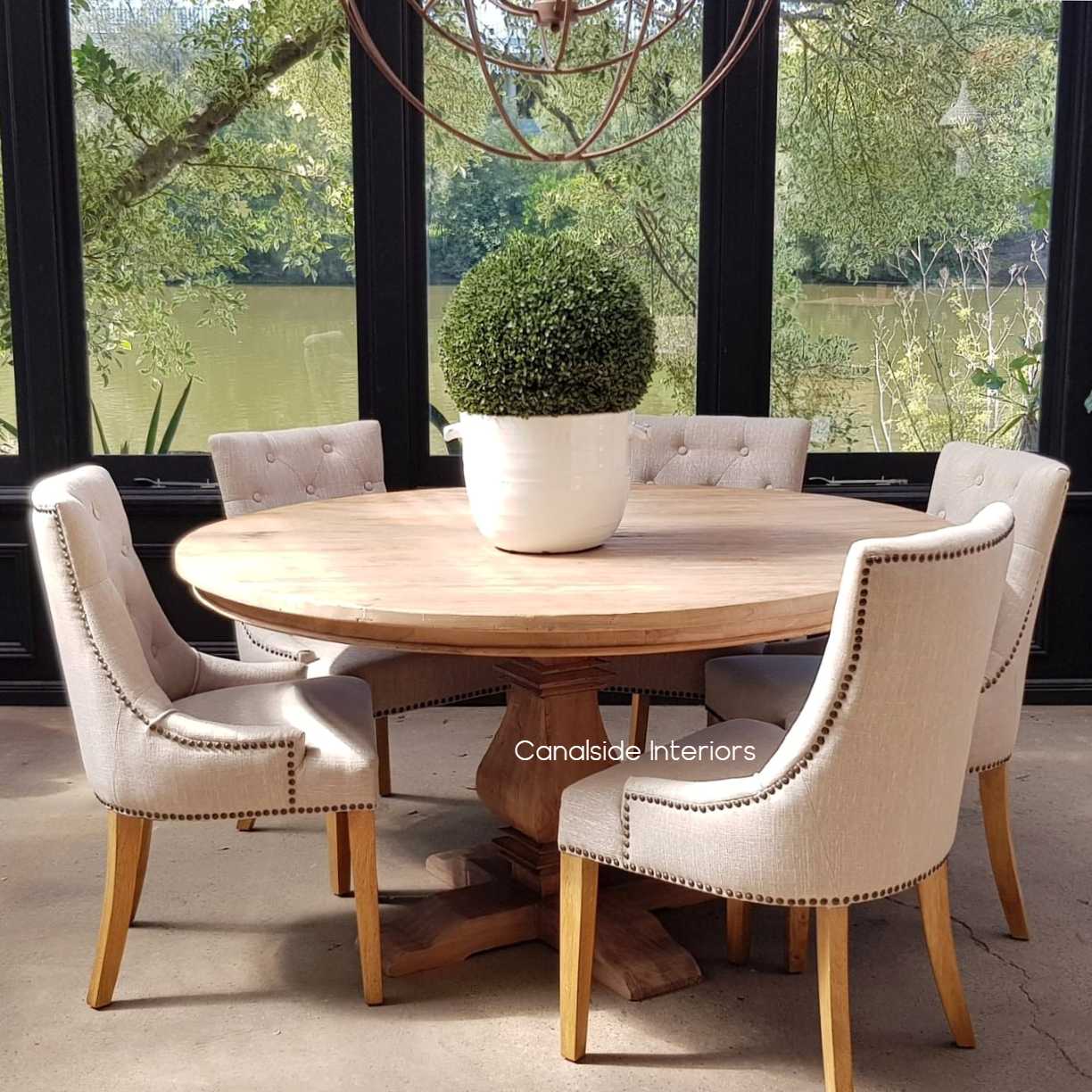 *Artisan Round Dining Table - 3 SIZES - IN STOCK - Canalside Interiors