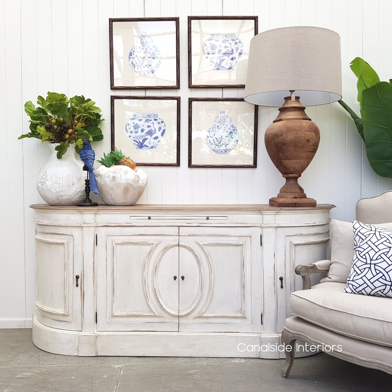 Bastian Large Sideboard Stoneweathered Oak Canalside Interiors