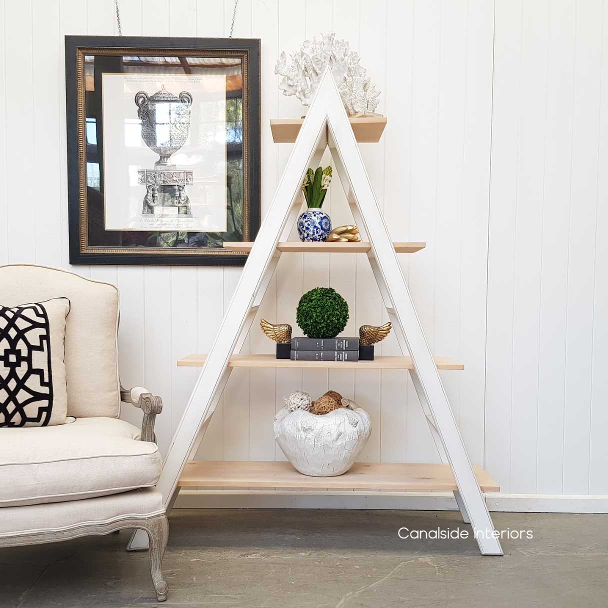 Pyramid Aframe Shelf 599 Canalside Interiors