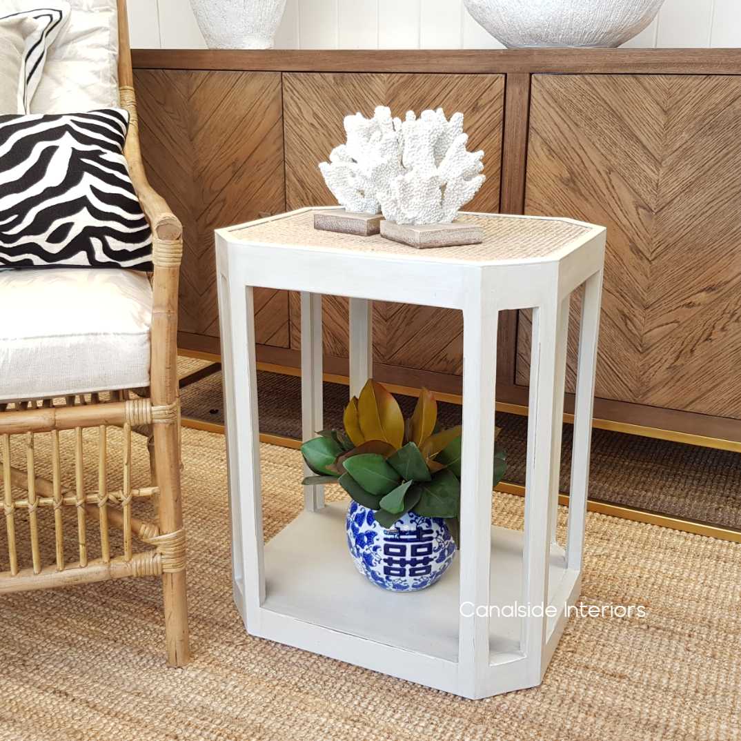 Brielle Rattan Storage Cupboard Canalside Interiors