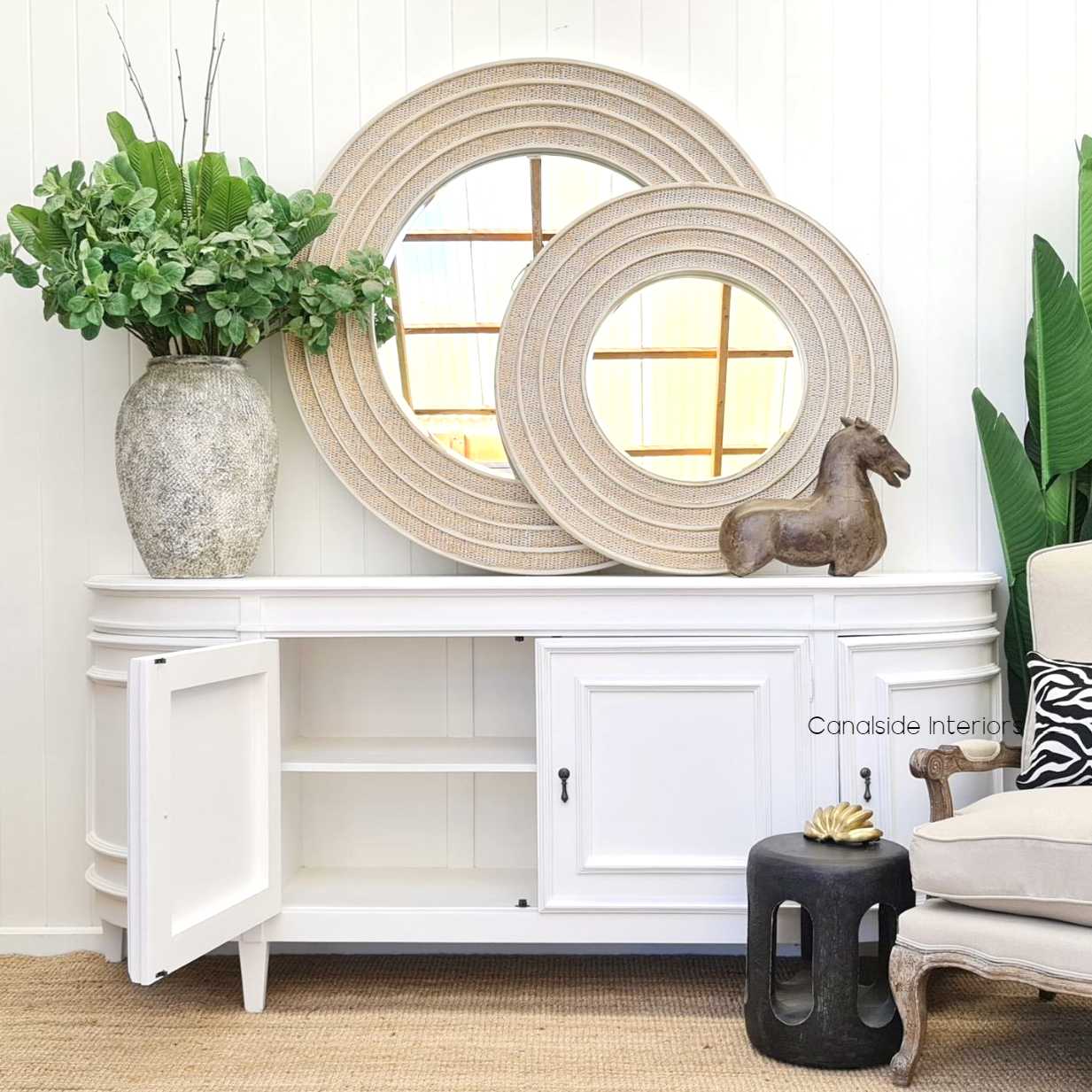 Francia Sideboard Distressed White  FRENCH  FURNITURE, HAMPTONS Style, PLANTATION Style, LIVING TV Media & Storage, TABLES Sideboards & Buffets, STORAGE, STORAGE Sideboards & Buffets