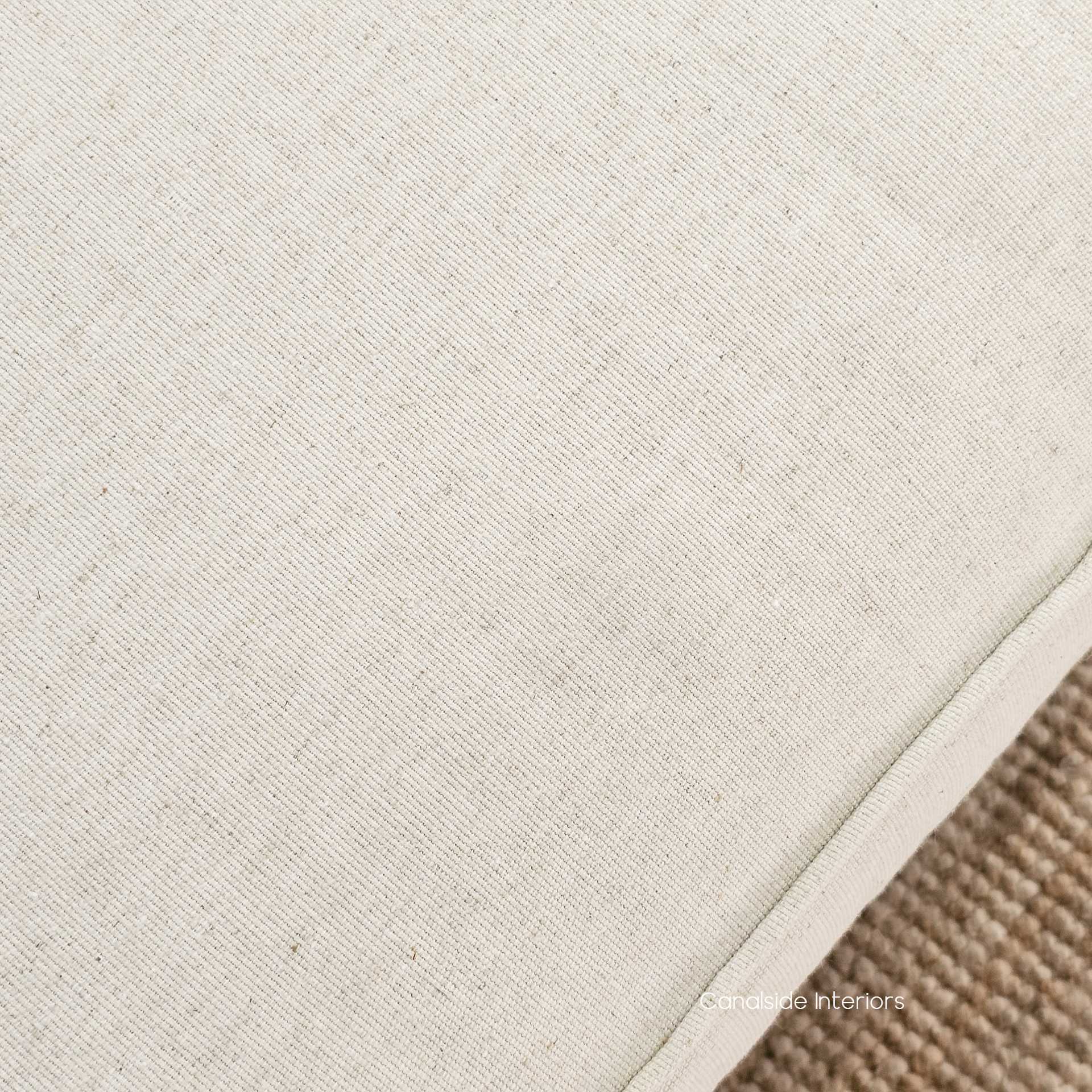 Panama Armchair, Distressed Black Finish Adds Character to Cream Upholstery, Cushion Detail