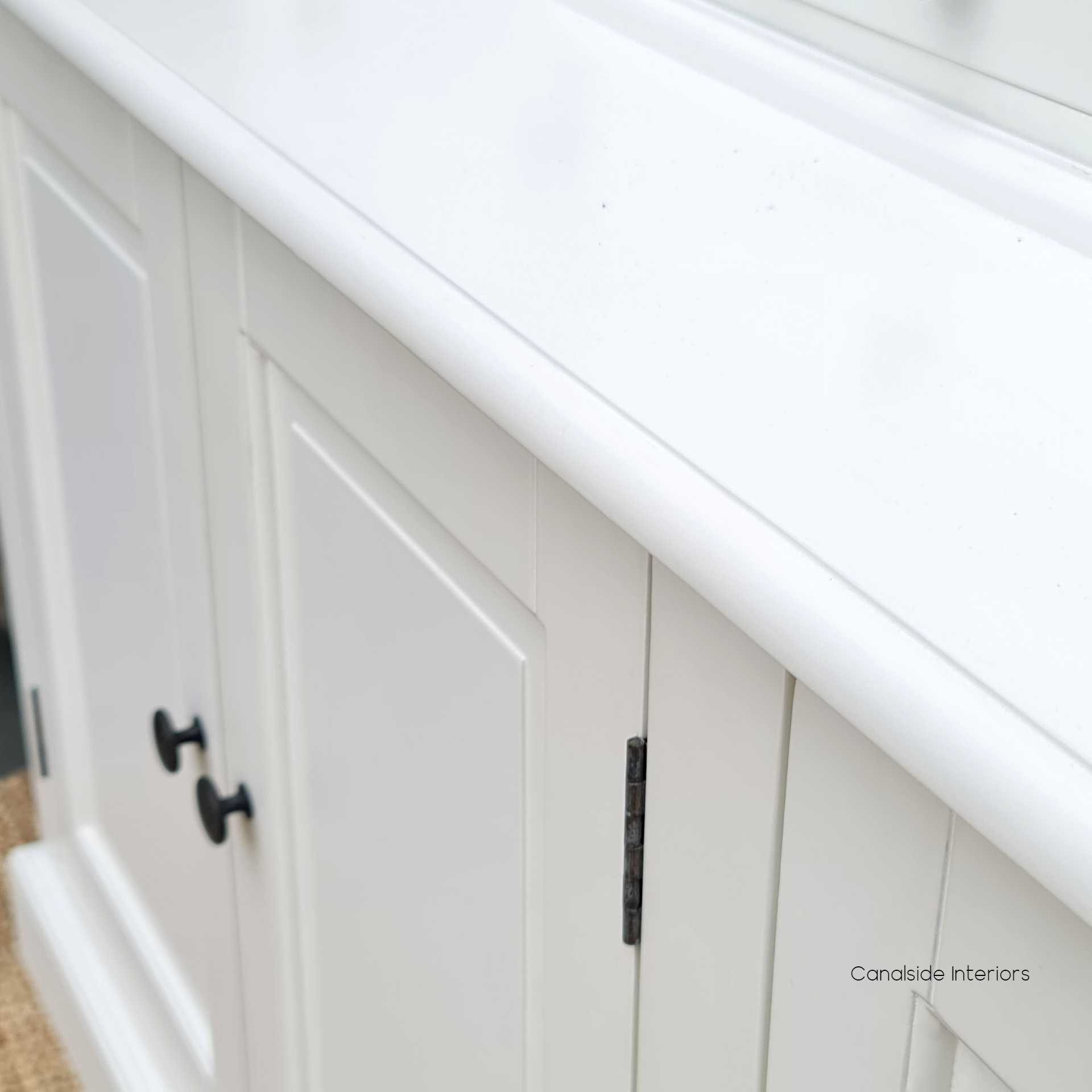 Key Largo 5 Door Display Unit Distressed White Canalside Interiors