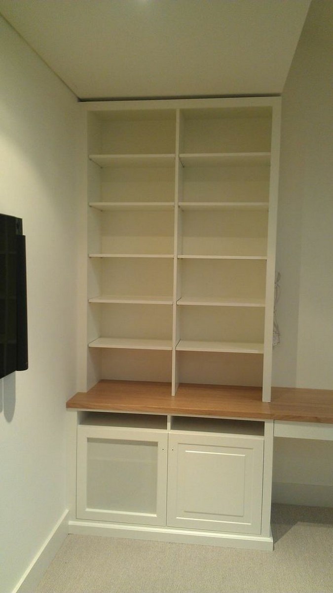 Custom Made Home Office Wall Units Sylvania Canalside Interiors