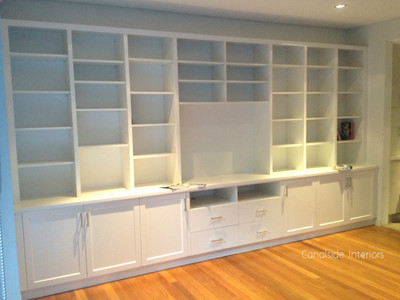 Custom Wall Units Coogee Premises- Canalside Interiors