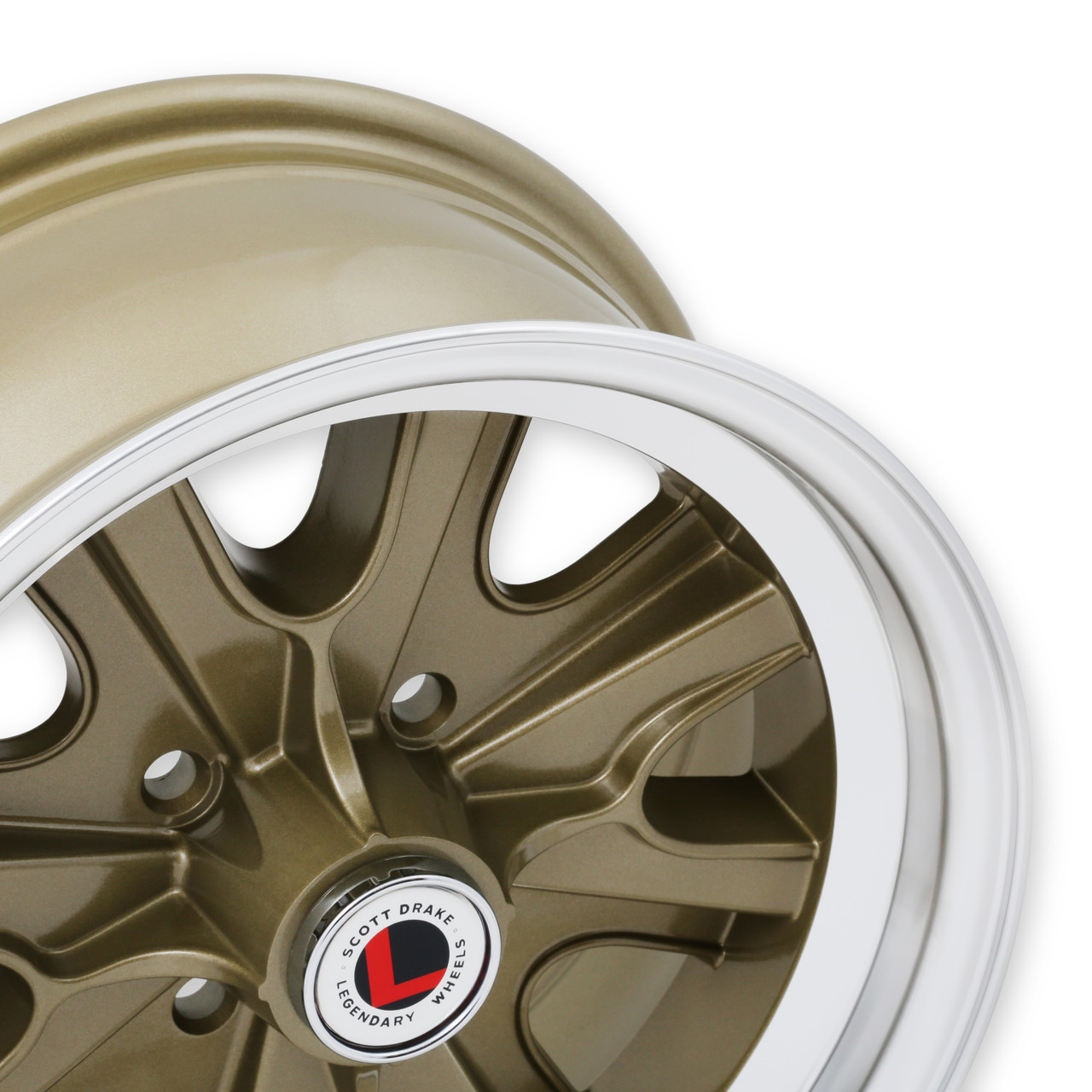 Legendary Wheels HB44 - 15x7 - 4x4.5 - 4.25 BS - Gold Haze