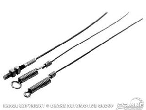 1969-1970 Mustang Convertible Top Tension Cables 1969-1970 Mustang Convertible Top Tension Cables