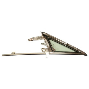 1964-1966 Mustang Vent Window Frame and Tinted Glass, LH 1964-1966 Mustang Vent Window Frame and Tinted Glass, LH