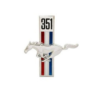 1967-1968 Running Horse Fender Emblem, 351, LH 1967-1968 Running Horse Fender Emblem, 351, LH