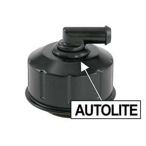 1967-1970 Closed Emissions Oil Cap, Black 1967-1970 Closed Emissions Oil Cap, Black