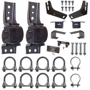 1965-1966 Exhaust Hanger Kit, Dual Exhaust, 2.25" 1965-1966 Exhaust Hanger Kit, Dual Exhaust, 2.25"