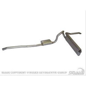1964-1966 Exhaust System, 6 Cylinder, 1.1975" 1964-1966 Exhaust System, 6 Cylinder, 1.1975"