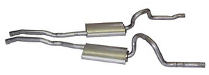 1971-1973 Dual Exhaust System, Mach 1, 2.25" 1971-1973 Dual Exhaust System, Mach 1, 2.25"