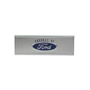 1968-1973 Door Sill Scuff Plate Emblem (blue) 1968-1973 Door Sill Scuff Plate Emblem (blue)