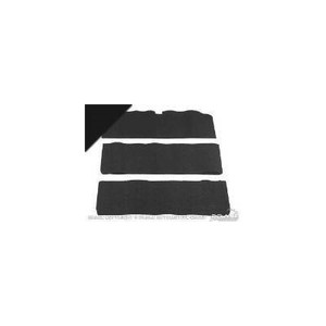 1965-1968 Mustang Fastback Fold Down Seat Carpet, Black 1965-1968 Mustang Fastback Fold Down Seat Carpet, Black