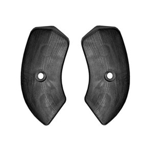 1964-1967 Seat Hinge Covers, Black 1964-1967 Seat Hinge Covers, Black