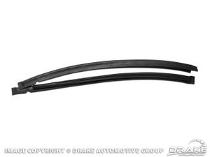 1969-1970 Mustang Quarter Panel Windlace, Black 1969-1970 Mustang Quarter Panel Windlace, Black