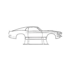 1970 Mach 1 Rocker Moldings 1970 Mach 1 Rocker Moldings