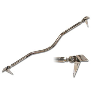 1965-1966 Mustang Curved Race Monte Carlo Bar, Stainless Steel 1965-1966 Mustang Curved Race Monte Carlo Bar, Stainless Steel