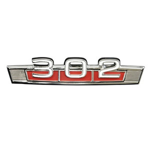 1968-1971 Bronco 302 Fender Emblem, Concours 1968-1971 Bronco 302 Fender Emblem, Concours