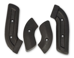 1967-1977 Bronco Seat Hinge Covers, Black 1967-1977 Bronco Seat Hinge Covers, Black