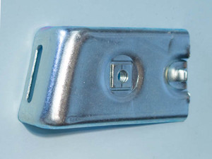 1970 Torino Hardtop/Conv. Door Window Stop Bracket, Front (Replated) 1970 Torino Hardtop/Conv. Door Window Stop Bracket, Front (Replated)