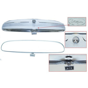 1961-1966 Mirror, Day/Nite, FoMoCo Logo, Ball Mount 1961-1966 Mirror, Day/Nite, FoMoCo Logo, Ball Mount