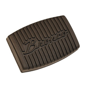 1966-1989 Bronco Script Clutch/Brake Pedal Pad 1966-1989 Bronco Script Clutch/Brake Pedal Pad