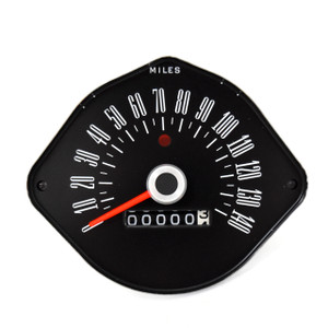 1965-1966Speedometer Gauge For Round Instrument Bezel 1965-1966Speedometer Gauge For Round Instrument Bezel