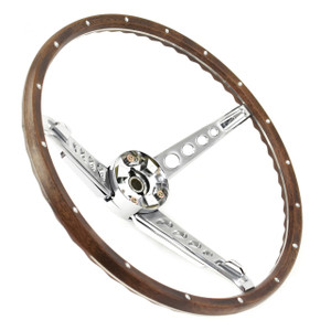 1967Steering Wheel Assembly Deluxe Woodgrain 1967Steering Wheel Assembly Deluxe Woodgrain