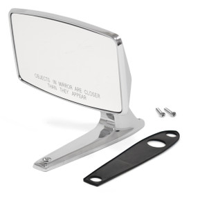 1967-1968Outside Mirror Chrome Passenger Side With Convex Glass 1967-1968Outside Mirror Chrome Passenger Side With Convex Glass