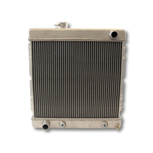 2 Row Aluminum Radiator With Transmission Cooler 6 Cylinder 2 Row Aluminum Radiator With Transmission Cooler 6 Cylinder