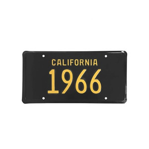 1966 California License Plate 1966 California License Plate