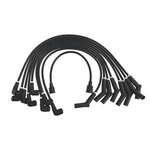 8mm Ford Logo Ignition Wires Black 8mm Ford Logo Ignition Wires Black