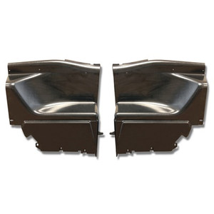 1969-1970 Fastback Interior 1/4 Panels Abs Black Plastic 1969-1970 Fastback Interior 1/4 Panels Abs Black Plastic