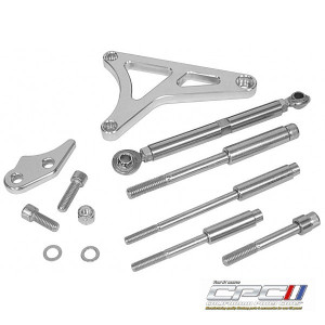 1965-1968 Alternator Bracket, Polished Billet With Adjustable Arm And Brackets. 1965-1968 Alternator Bracket, Polished Billet With Adjustable Arm And Brackets.