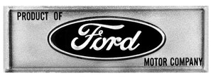 1965-1966 Mustang Black Door Sill Scuff Plate Decal 1965-1966 Mustang Black Door Sill Scuff Plate Decal