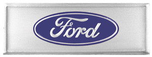 1965-1966 Mustang Blue Door Sill Scuff Plate Decal