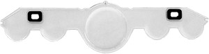 1965-1966 Mustang Instrument Bezel Lens Full 1965-1966 Mustang Instrument Bezel Lens Full