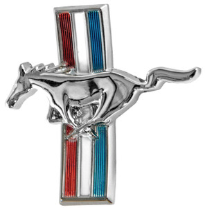 1965-1966 Mustang Emblem Curved Glove Box 1965-1966 Mustang Emblem Curved Glove Box