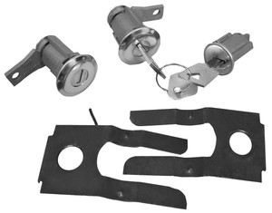 1965-1966 Mustang Lock Kit Ignition And Door 1965-1966 Mustang Lock Kit Ignition And Door