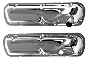 1965-1966 Mustang Valve Cover Chrome/6 Pair 289 V8